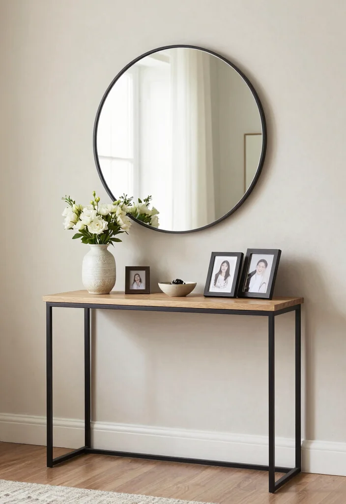 19 Furniture Ideas for Small Spaces in Living Room - 8. Console Tables 1