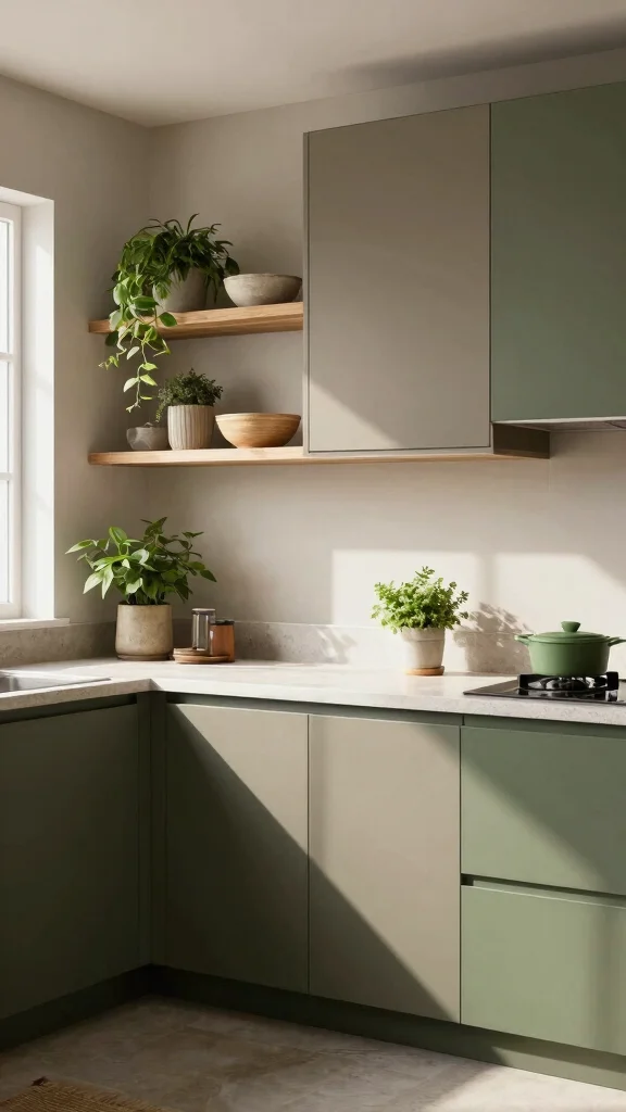 19 Green Kitchen Design Ideas: Sustainable Decor & Natural Colors - 1. Earthy Toned Cabinets 1