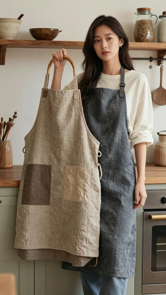 19 Kitchen Apron Design Ideas: Backsplash Inspiration & Materials - 12. Layered Textures: A Tactile Experience 1
