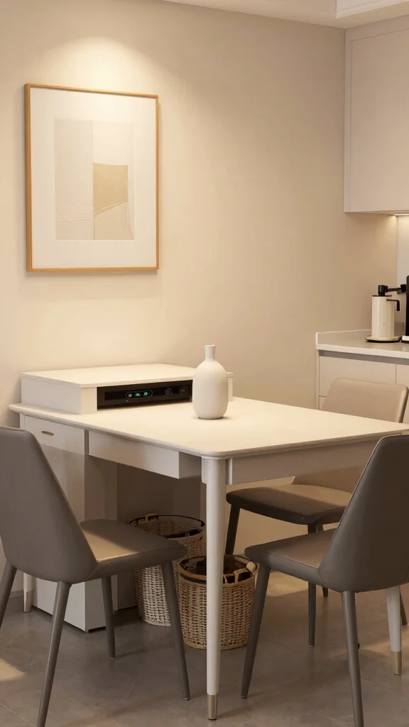 19 Kitchen Table Design Ideas: Dining Solutions for Every Space - 10. Smart Storage Solutions 1