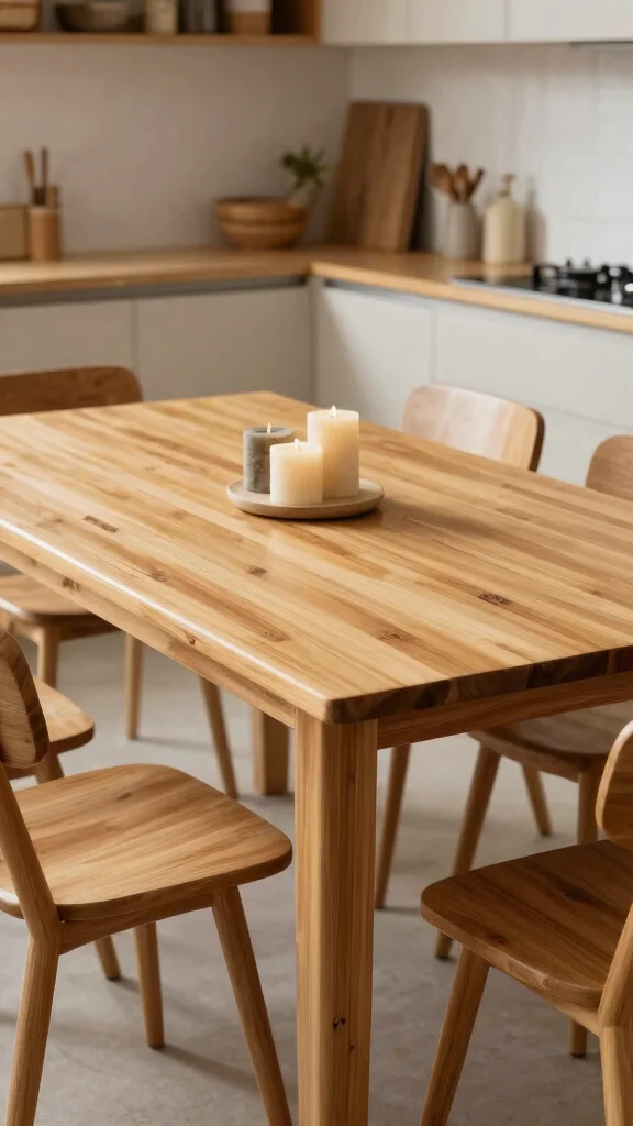 19 Kitchen Table Design Ideas: Dining Solutions for Every Space - 12. Eco-Conscious Bamboo 1