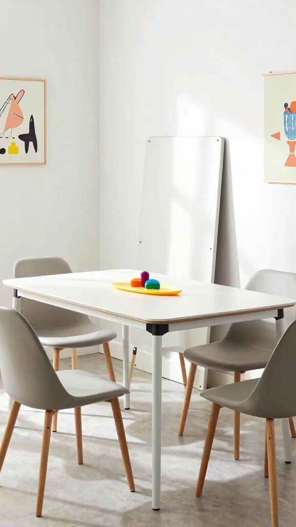 19 Kitchen Table Design Ideas: Dining Solutions for Every Space - 4. Foldable and Functional 1