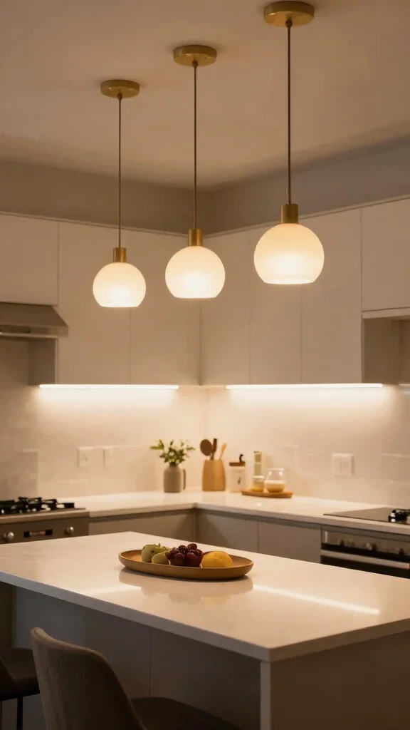 19 L-Shaped Kitchen Design Ideas: Efficient Layouts for Modern Homes - 10. Smart Lighting Solutions 1