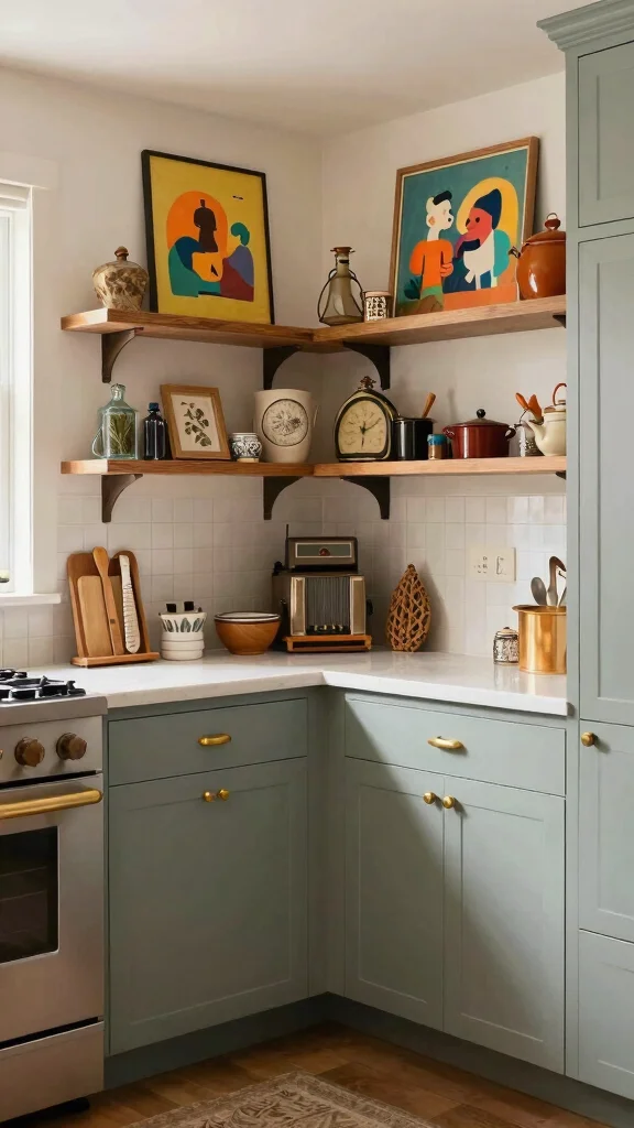 19 L-Shaped Kitchen Design Ideas: Efficient Layouts for Modern Homes - 14. Personalized Touches 1