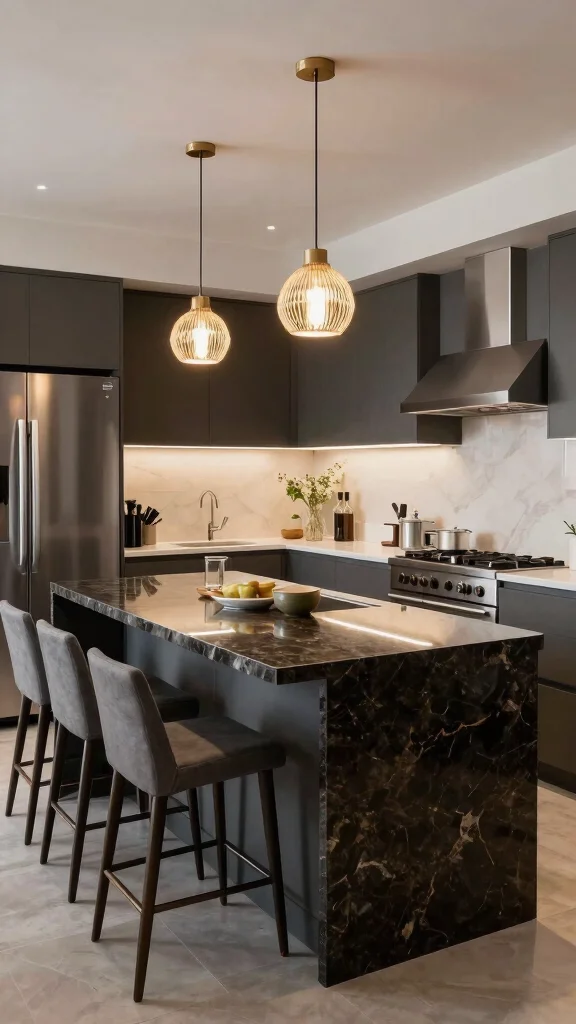 19 L-Shaped Kitchen Design Ideas: Efficient Layouts for Modern Homes - 8. Multi-Functional Islands 1