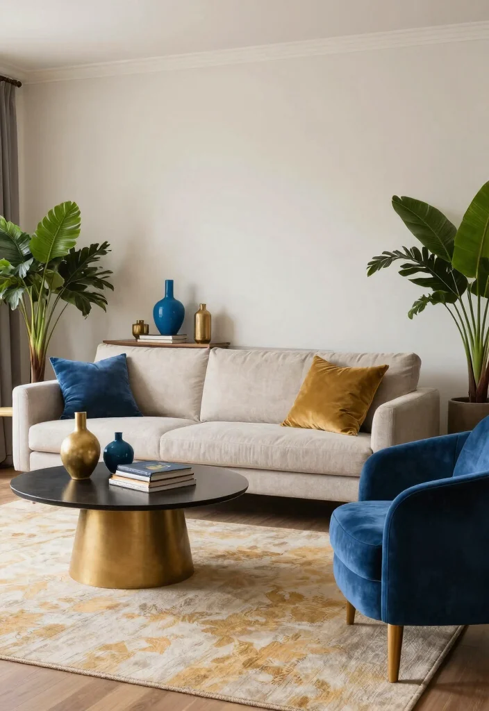 19 Mismatched Living Room Furniture Mix & Match Ideas - 4. Color Coordination: Finding Balance 1