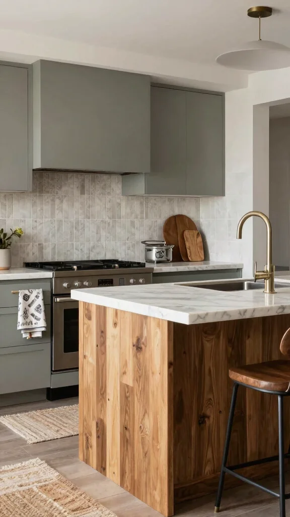 19 Modern Kitchen Design Ideas to Transform Your Home - 13. Textured Surfaces 1