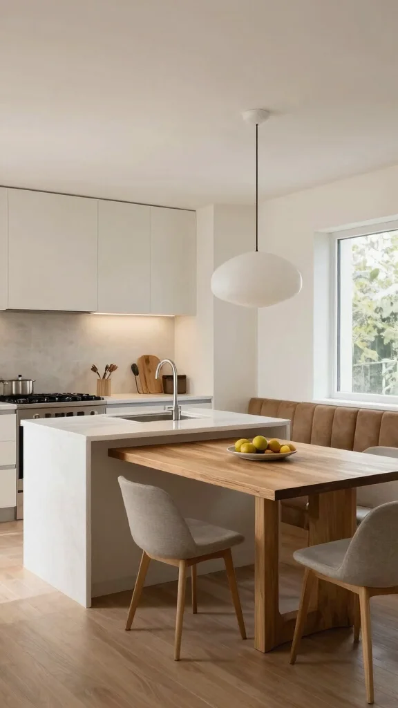 19 Modern Kitchen Design Ideas to Transform Your Home - 15. Multi-Functional Spaces 1