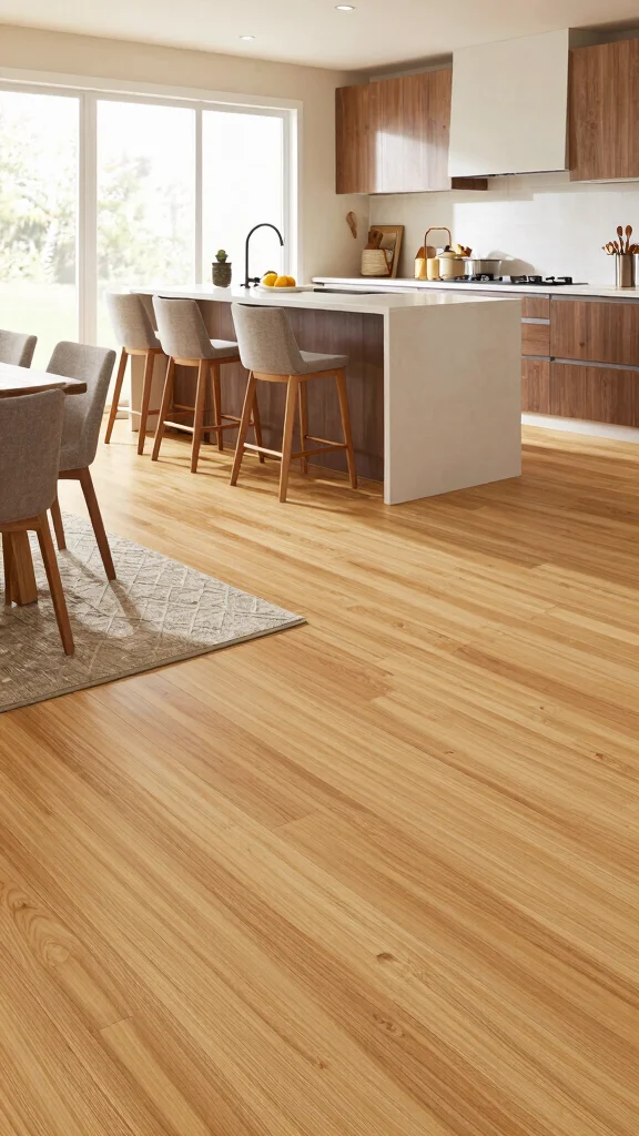 19 Modern Kitchen Design Ideas to Transform Your Home - 17. Eco-Friendly Flooring 1