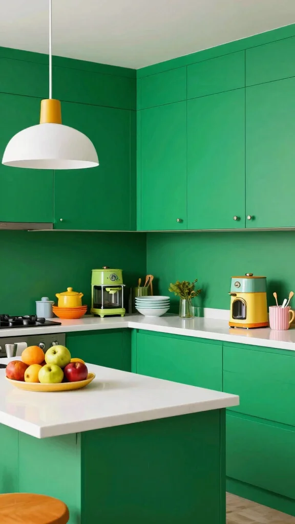 19 Modern Kitchen Design Ideas to Transform Your Home - 3. Experiment with Bold Colors 1