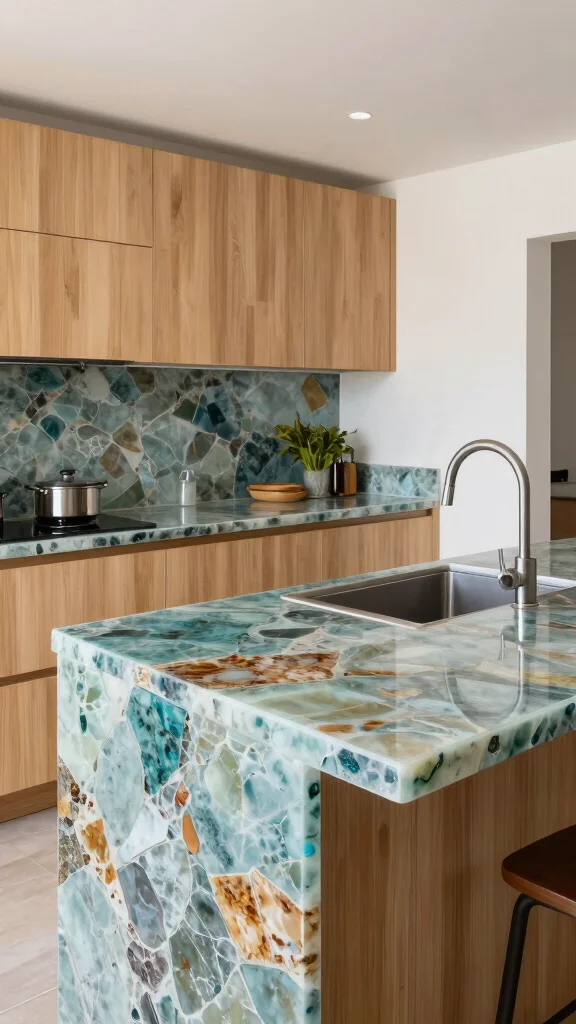 19 Modern Kitchen Design Ideas to Transform Your Home - 8. Eco-Friendly Countertops 1