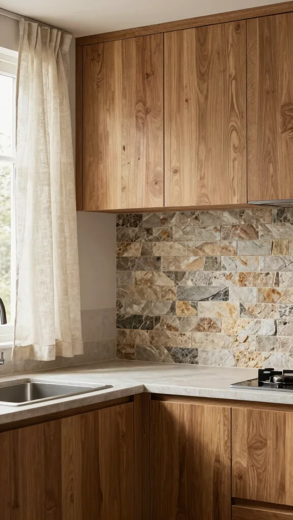 19 Organic Modern Kitchen Design Ideas: Nature Meets Minimalism - 12. Textured Finishes 1