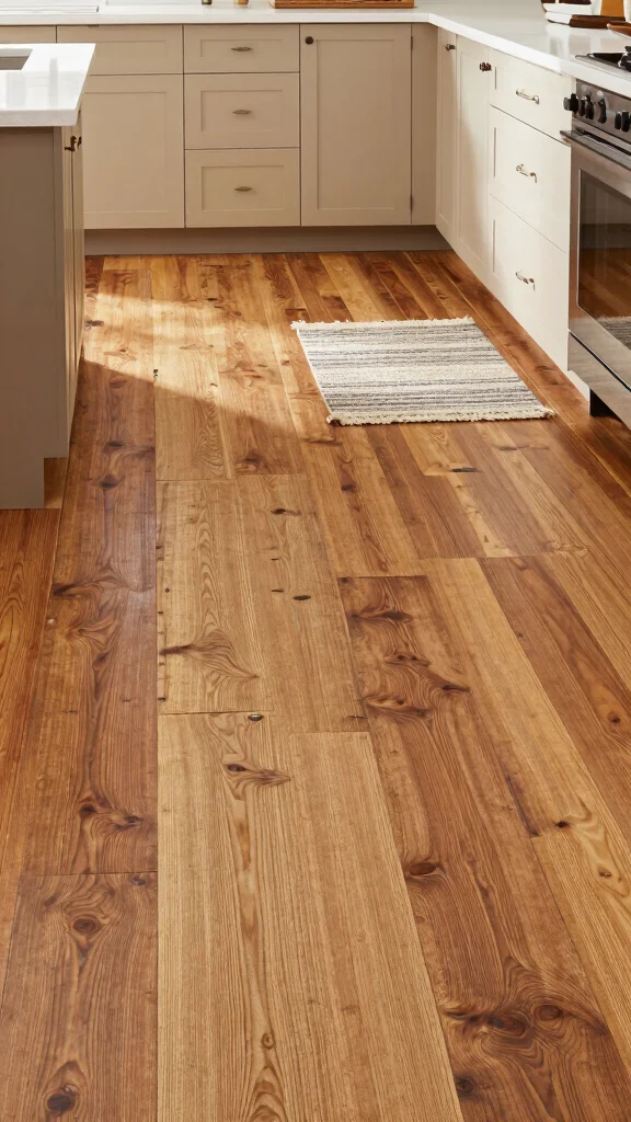 19 Organic Modern Kitchen Design Ideas: Nature Meets Minimalism - 14. Sustainable Flooring Options 1