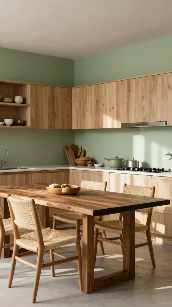 19 Organic Modern Kitchen Design Ideas: Nature Meets Minimalism - 3. Earthy Color Palette 1