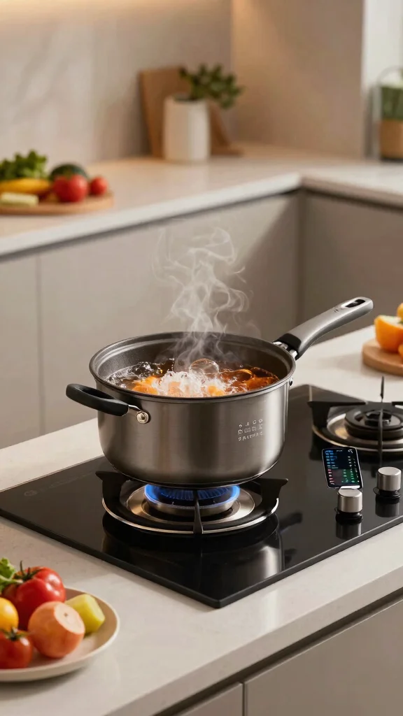 19 Smart Kitchen Design Ideas: Technology & Innovation in Cooking - 5. Smart Cookware for the Perfect Meal 1