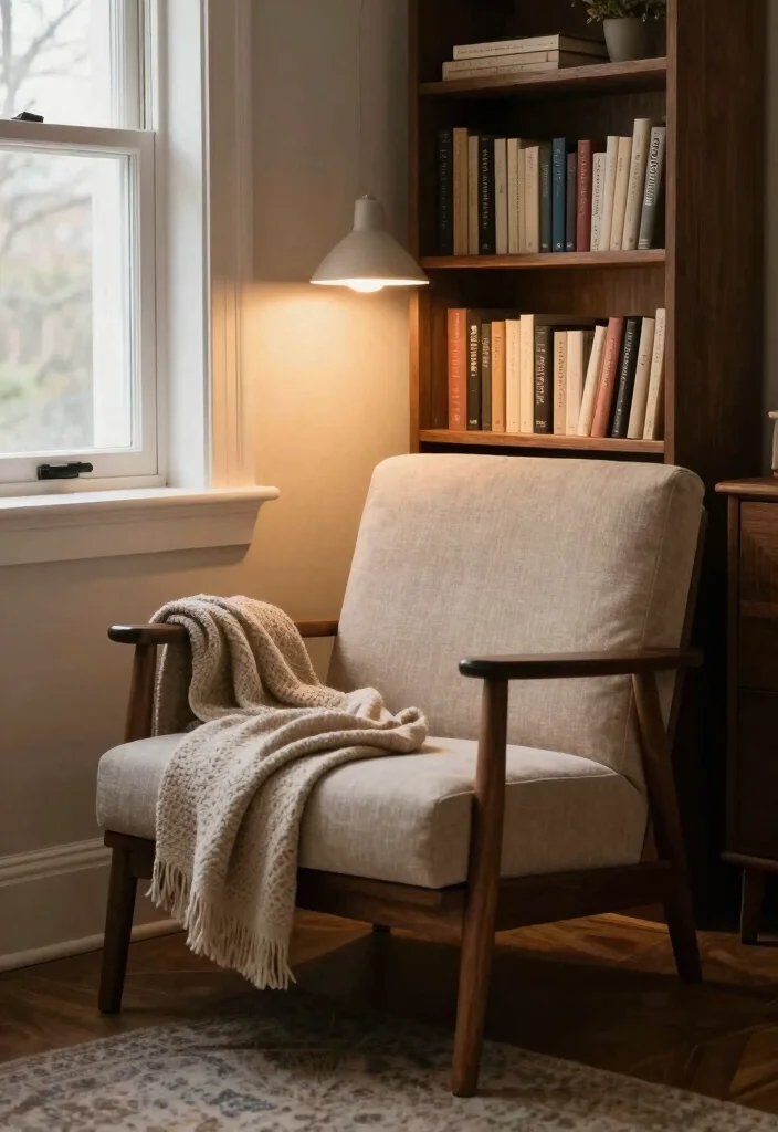 19 Traditional Living Room Decor Ideas with Dark Wood Furniture - 17. Cozy Nooks with Reading Chairs 1