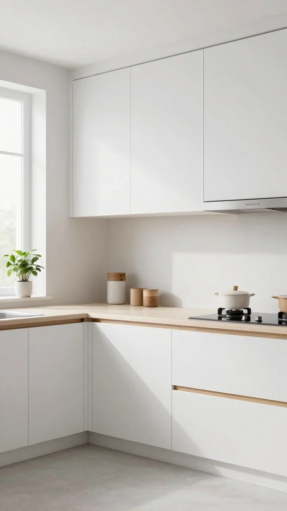 20 Indian Kitchen Design Ideas: Traditional & Modern Fusion Styles - 14. Minimalist Approach 1