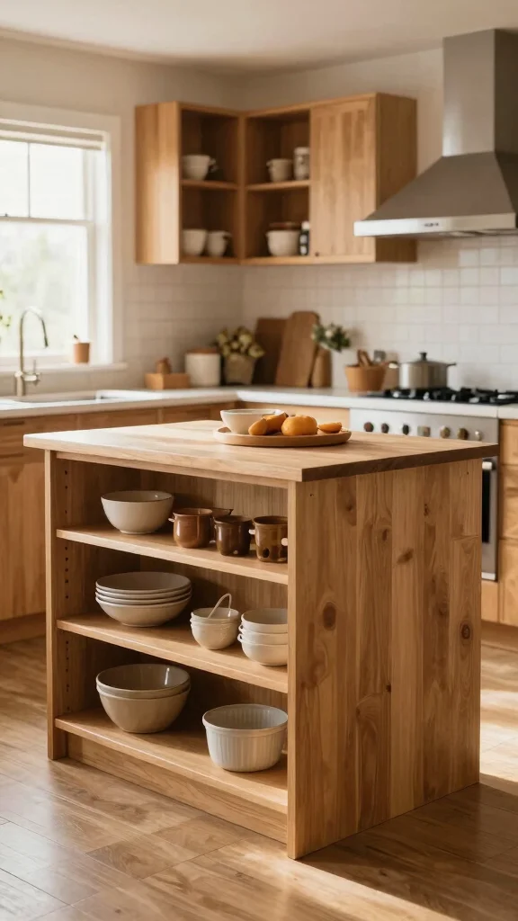 20 Kitchen Pantry Design Ideas for Small Spaces: Smart Storage Solutions - 15. A Compact Island 1