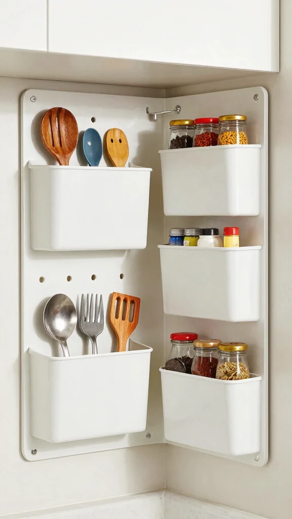 20 Kitchen Pantry Design Ideas for Small Spaces: Smart Storage Solutions - 9. Wall-Mounted Organizers 1