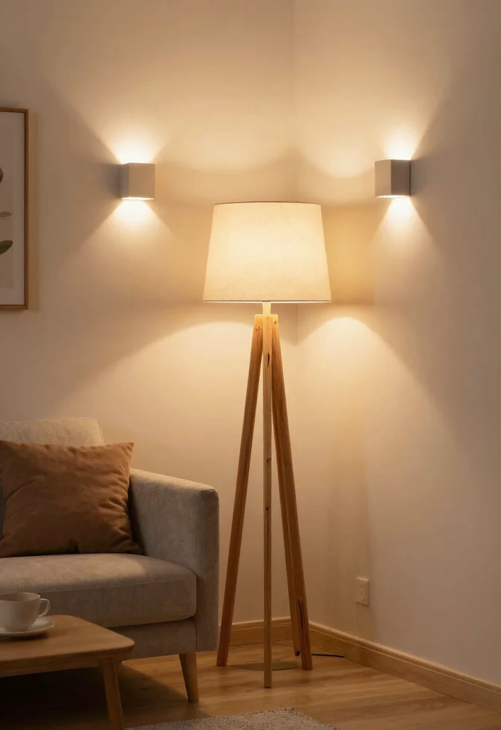 20 Latest Furniture Designs for Living Room in 2025 - 10. Sustainable Lighting Solutions 1