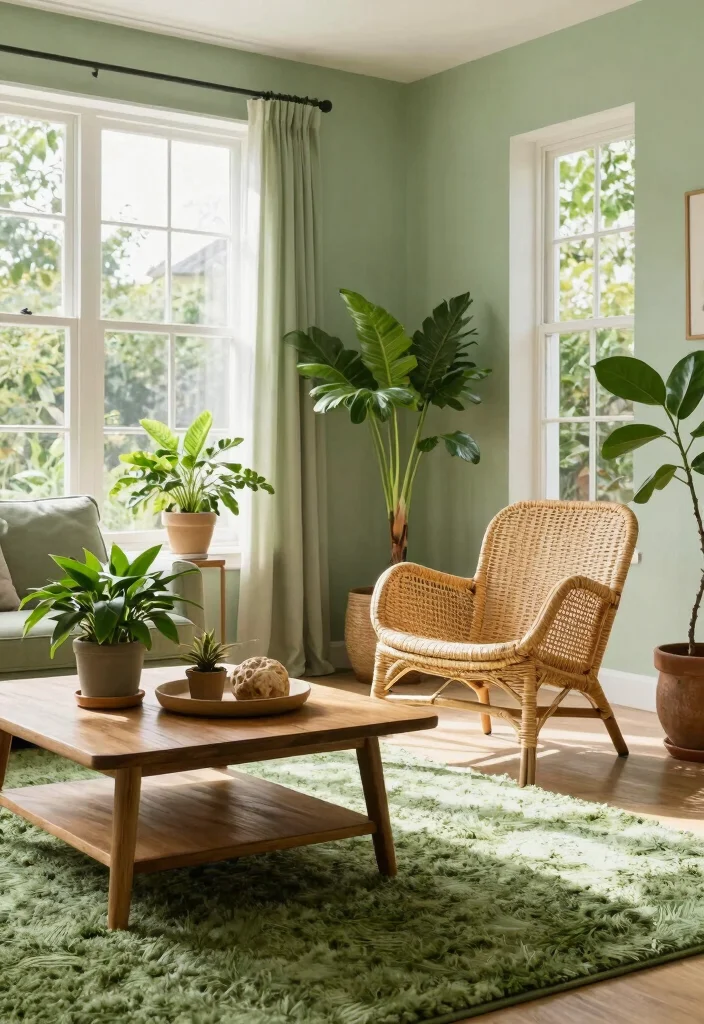 20 Latest Furniture Designs for Living Room in 2025 - 4. Biophilic Design Elements 1