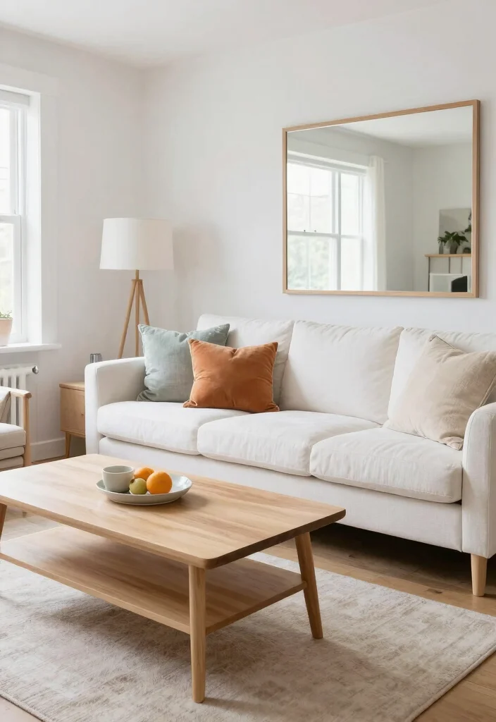 20 Living Room Furniture Ideas for Small Spaces - 18. Light Furniture: Brighten the Room 1