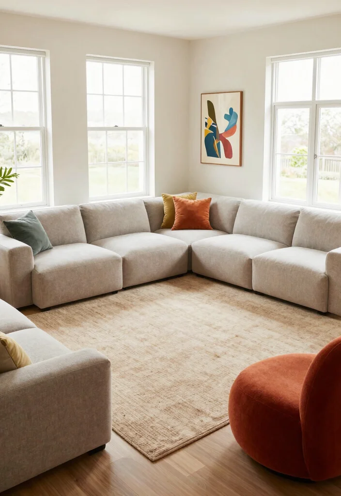 20 Living Room Furniture Ideas for Small Spaces - 8. Modular Furniture: Customizable Comfort 1