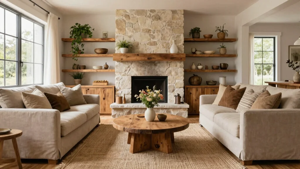 20 Living Room Layouts with Corner Fireplaces for Modern Rustic Charm