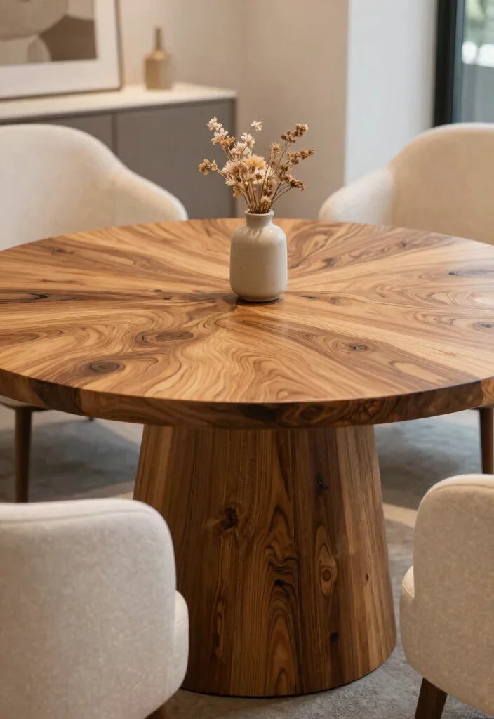 20 Modern Luxury Living Room Centre Table Ideas - 1. Reclaimed Wood Elegance 1