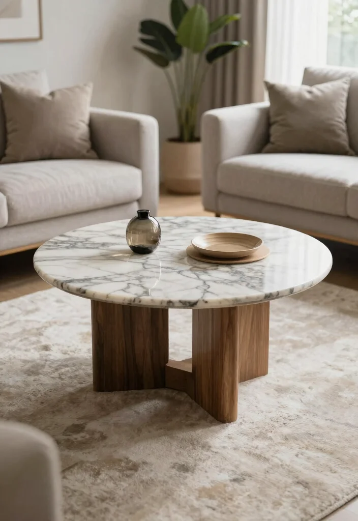 20 Modern Luxury Living Room Centre Table Ideas - 15. Customizable Designs 1