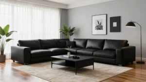 20 Modern Minimalist Black Furniture Living Room Decor Ideas