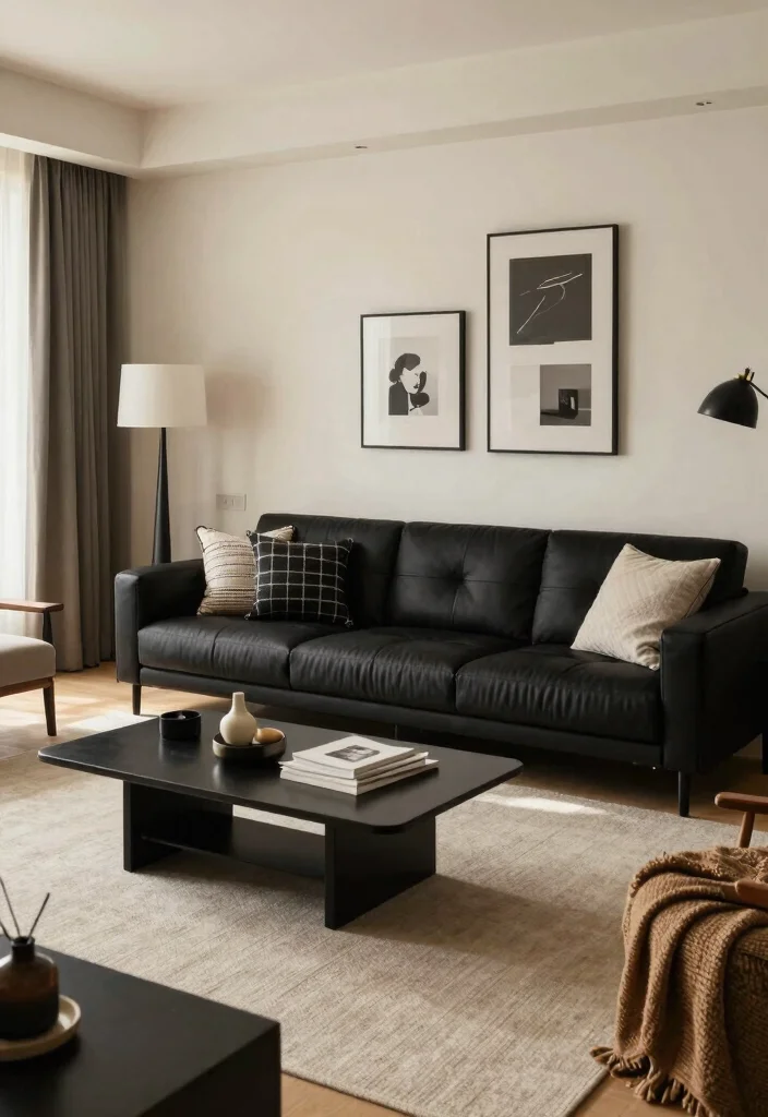 20 Modern Minimalist Black Furniture Living Room Decor Ideas - Conclusion 1