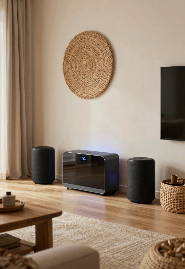 20 Open Concept Kitchen and Living Room Layout Furniture Ideas - 11. Integrated Technology 1