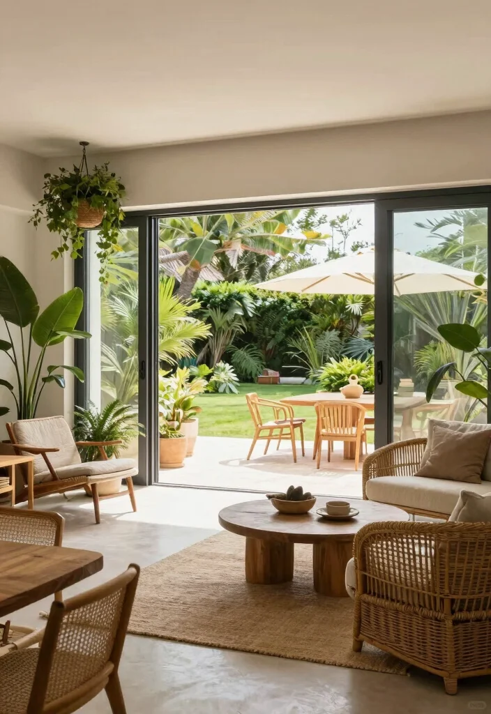 20 Open Concept Kitchen and Living Room Layout Furniture Ideas - 18. Outdoor Connections 1