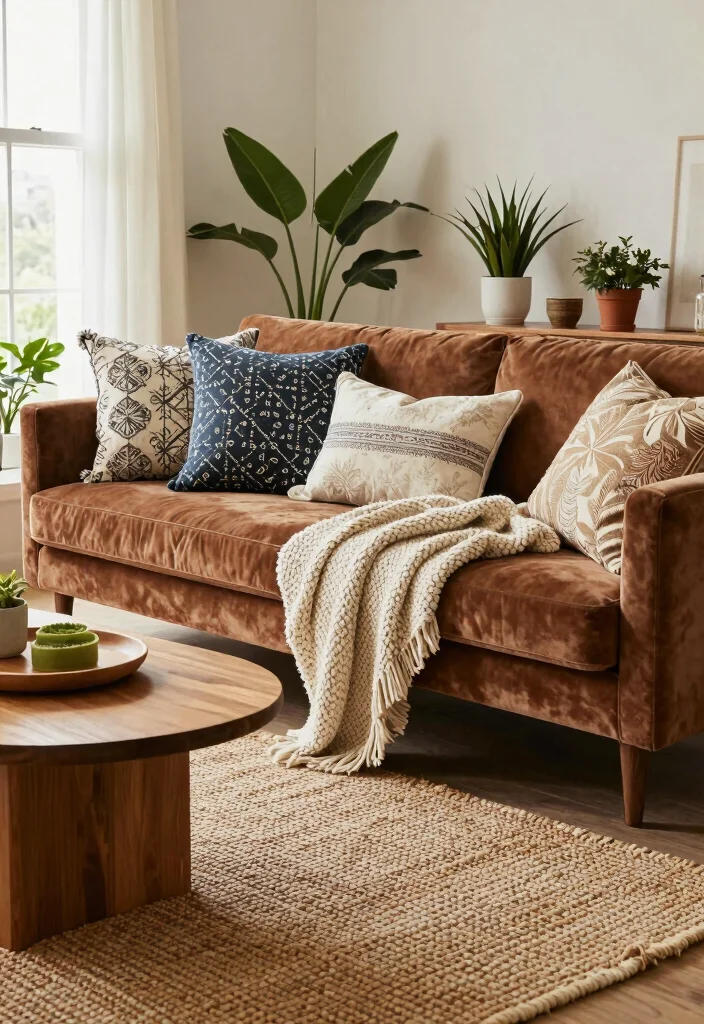 20 Open Concept Kitchen and Living Room Layout Furniture Ideas - 4. Layered Textures 1