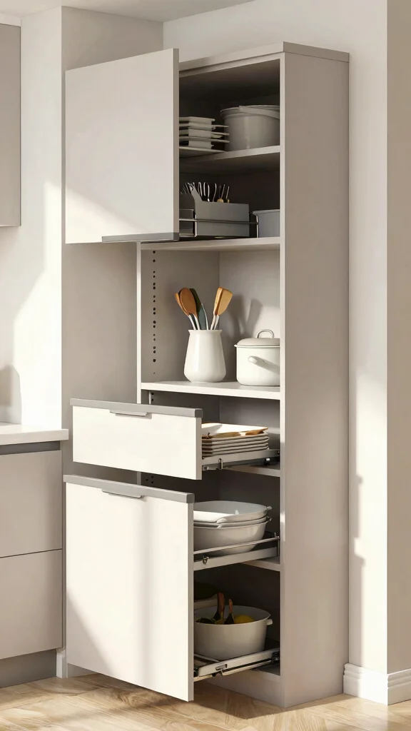20 Small Kitchen Design Ideas: Maximize Space in Tiny Kitchens - 19. Customizable Cabinets 1