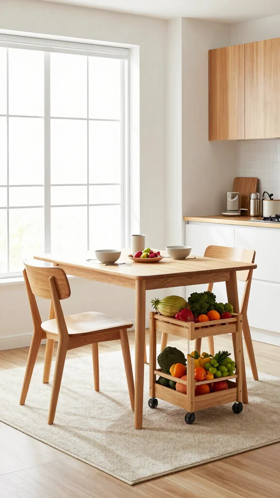20 Small Kitchen Design Ideas: Maximize Space in Tiny Kitchens - 2. Compact Kitchen Furniture 1