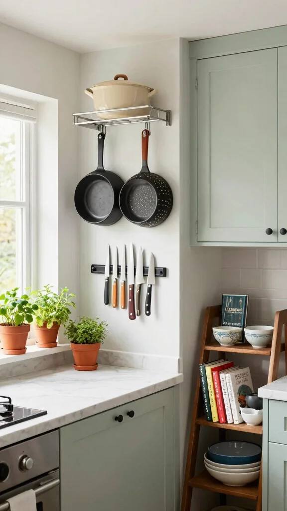 20 Small Kitchen Design Ideas: Maximize Space in Tiny Kitchens - 3. Utilize Vertical Space 1