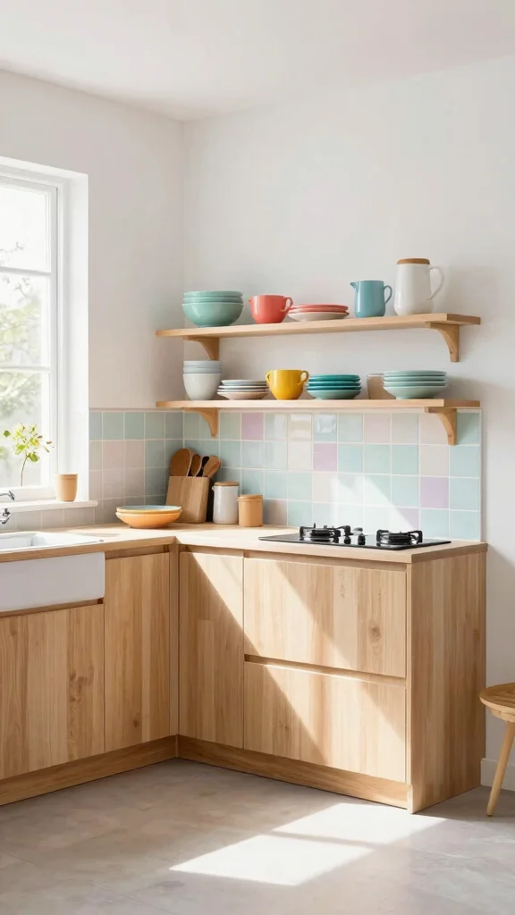 20 Small Kitchen Design Ideas: Maximize Space in Tiny Kitchens - 6. Bright Color Schemes 1