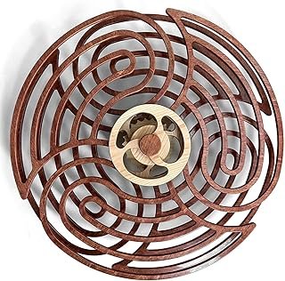 Mindsight Moving Kinetic Wall Art - Wind up to power peaceful motion (no...