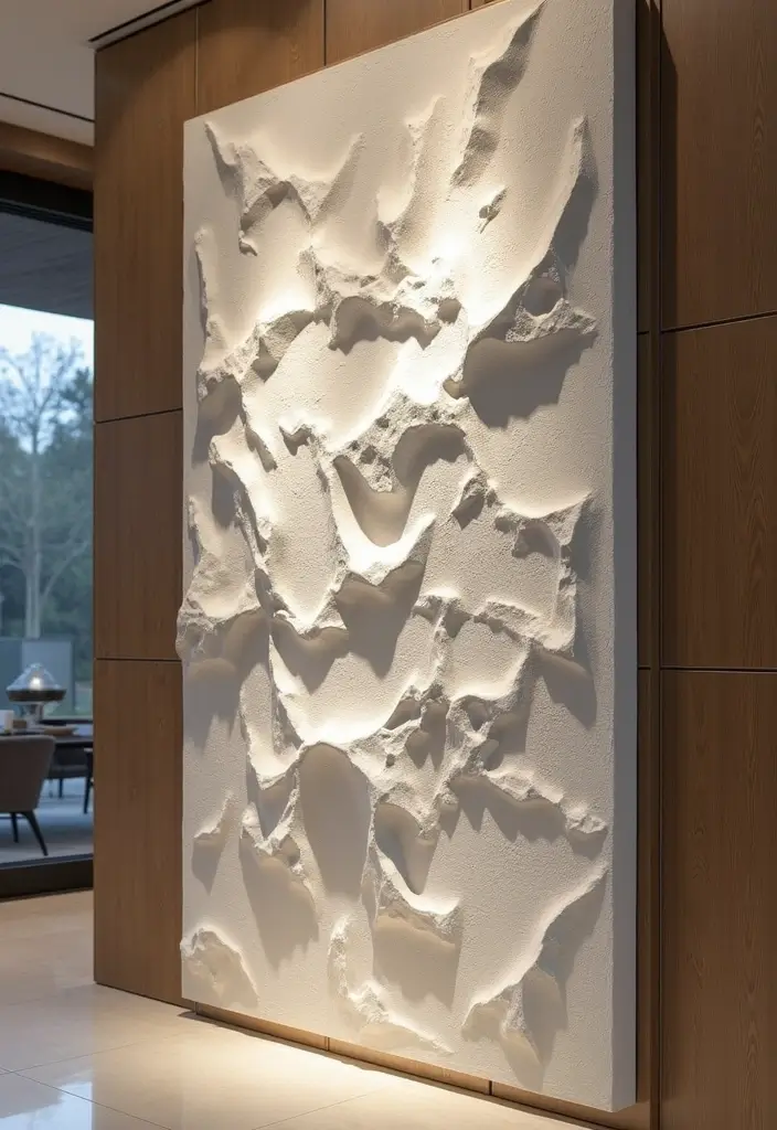29 Eye-Catching Wall Art Sculptures to Transform Your Walls - 14. Sculptural Wall Panels