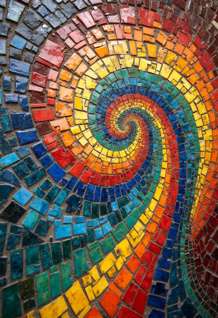 29 Eye-Catching Wall Art Sculptures to Transform Your Walls - 18. Mosaic Wall Art