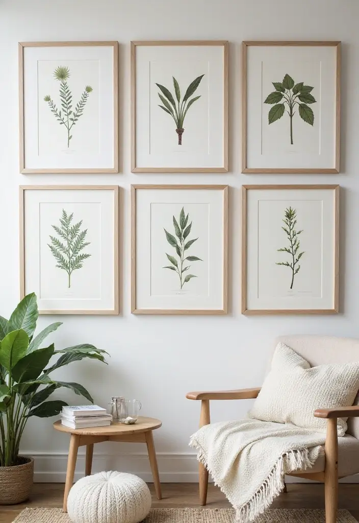 29 Eye-Catching Wall Art Sculptures to Transform Your Walls - 19. Botanical Prints