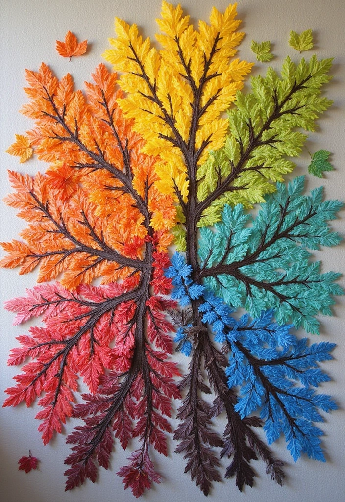 29 Eye-Catching Wall Art Sculptures to Transform Your Walls - 22. Seasonal Wall Art