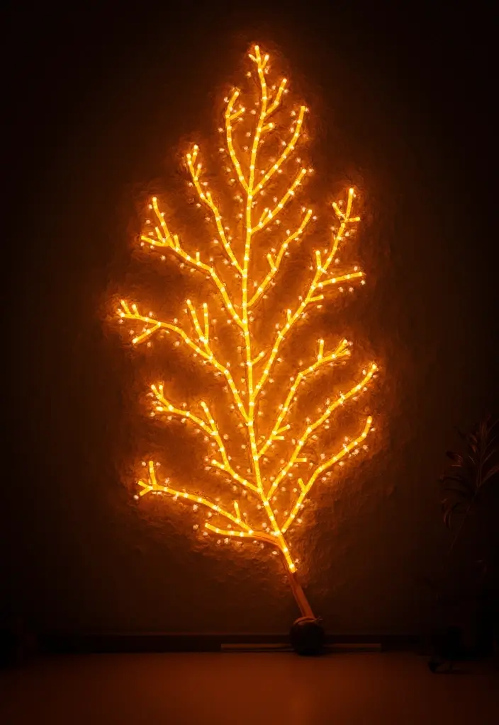 29 Eye-Catching Wall Art Sculptures to Transform Your Walls - 25. Light-Up Wall Sculptures