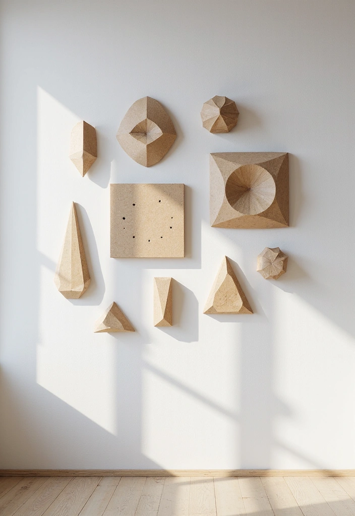 29 Eye-Catching Wall Art Sculptures to Transform Your Walls - 3. Geometric Wall Art