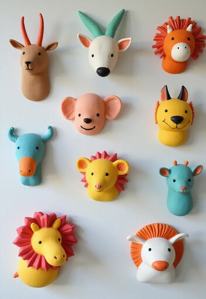 29 Eye-Catching Wall Art Sculptures to Transform Your Walls - 6. Whimsical Animal Sculptures