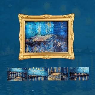 Fridge Refrigerator Magnets Picture Frames,World Famous Painting - Chang...