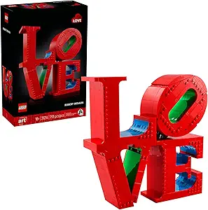 LEGO Art Love Collectible Building Set - DIY Kit for Adults, Ages 18+ - Gift for Birthdays - Home...