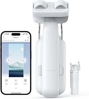 SwitchBot Automatic Curtain Opener - Bluetooth Remote Control Smart Curt...